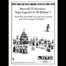 LE LOTO SUPER CAGNOTTE - LA FRANÇAISE DES JEUX - 1/4 de page Noir - Presse Quotidienne FRANCE ANTILLES
